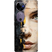 Grabono Vivo V40 Kılıf Desenli Temalı Esnek Silikon Beauty