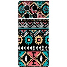 Grabono Tecno Camon 30 Kılıf (Cl6) Uyumlu Silikon Desenli Kapak Etnik