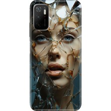 Grabono Xiaomi Redmi Note 11SE Kılıf Renkli Desenli Baskı Tasarım Silikon Cam Kırığı