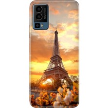 Grabono General Mobile Gm 23 Kılıf Desenli Baskı Tpu Silikon Uv Eyfel