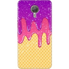 Grabono General Mobile Gm 5 Plus Kılıf Desenli Trend Silikon Krema