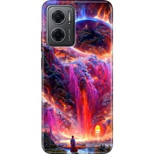 Grabono Xiaomi Redmi Note 11E Kılıf Renkli Özel Temalı Desenli Silikon Tpu Gizemliülke