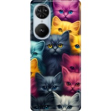 Grabono Reeder S19 Max Pro S Edge Kılıf Desenli Baskılı Silikon Kapak Kedi Ordusu