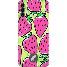 Grabono Reeder S19 Max Pro S Kılıf Silikon Tema Baskı Uv Çilek