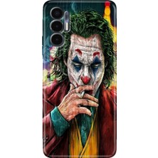 Grabono Tecno Pova 3 Kılıf (LF7N) Uyumlu Renkli Baskı Desen Esnek Silikon Jokker