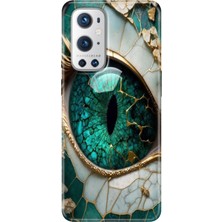 Grabono Oneplus 9 Pro Kılıf Renkli Özel Temalı Desenli Silikon Tpu Tanrıça Gözü