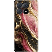 Grabono Xiaomi Poco X6 Pro Kılıf Kılıf Renkli Esnek Silikon Temalı Desenli Tpu Seattle Mermer