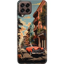 Grabono Samsung Galaxy M33 Kılıf Baskılı Esnek Silikon Kapak Küba