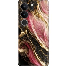 Grabono Vivo V29 5g Kılıf Desenli Silikon Renkli Özel Baskı Kapak Seattle Mermer