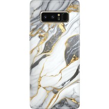 Grabono Samsung Galaxy Note 8 Kılıf Renkli Temalı Desenli Tpu Note8 Silikon Arsos Mermer