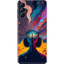 Grabono Samsung Galaxy M14 Uyumlu Kapak Kılıf Tasarım Esnek Silikon Girdap