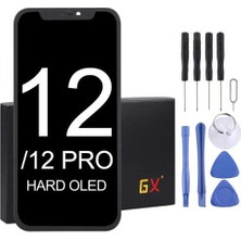 Çelik Pro Apple Uyumlu Iphone 12 Pro Ekran LCD Dokunmatik Full Gx OLED