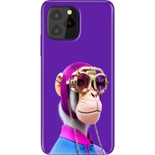 Grabono Oukitel C21 Pro / Plus Uyumlu Kılıf Desenli Silikon Renkli Tpu Uv Monkey