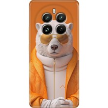 Grabono Realme 12 Pro (RMX3842) Uyumlu Kılıf Renkli Rubber Silikon Stil Bear