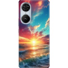Grabono Reeder S19 Max Pro S Edge Kılıf Desenli Baskılı Silikon Kapak Okyanus