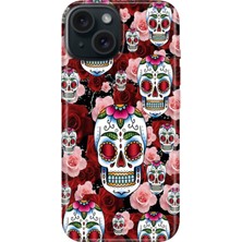 Grabono iPhone 13 - 14 Kılıf Renkli Tpu Uv Baskılı Desenli Silikon Kabile