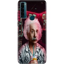 Grabono Tcl 20 Se Kılıf Baskılı Silikon Renkli Resimli Arka Kapak Albert