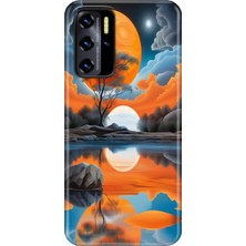 Grabono Reeder P13 Blue 2021 Kılıf Desenli Kapak Silikon Cover Afrika