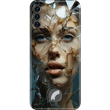 Grabono Reeder S19 Max Pro S Kılıf Renkli Desenli Tpu Lüks Baskılı Silikon Kapak Cam Kırığı