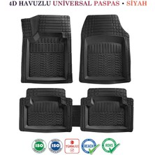 Ekolmaks Chevrolet Cruze 2018 Sonrası Sedan Uyumlu 4d Havuzlu Paspas Takımı Premium Siyah