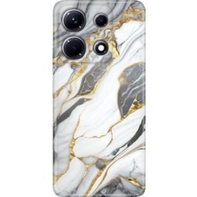 Grabono Infinix Note 30 Pro Kılıf 6.67" Desenli Baskılı Esnek Silikon Kapak Arsos Mermer
