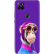 Grabono Casper Via E30 Kılıf Renkli Temalı Desenli Tpu Silikon Monkey