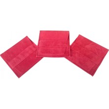 Özer Kutu Kadife (Kemerli)Süet Kese Fuşya 25 Adet 8x8 Boy Takı, Altın Kesesi