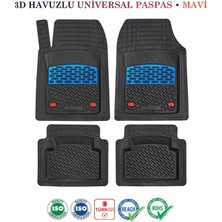 Ekolmaks Chevrolet Tahoe 7k. 2021 Sonrası Universal Kesilebilir 3D Havuzlu Vega Serisi Mavi Paspas