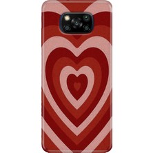 Grabono Xiaomi Poco X3 Nfc - X3 Pro Kılıf Kılıf Renkli Esnek Silikon Temalı Desenli Tpu Mat Kalp
