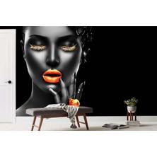 Grown Yüksek Kontrastlı Kadın Modern Duvar Kağıdı