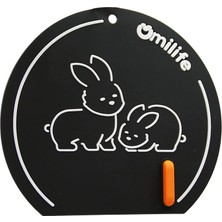 Timion Hayvan Çizimli  Gider Koku Önleyici Silikon Mat (5148)