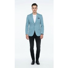 Plus Scorpion Erkek Mono Yaka Tek Düğmeli Çift Yırtmaçlı Blazer Ceket – Premium Dokuma Kumaş, 8 Renk