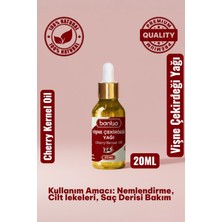 Natzera Vişne Çekirdeği Yağı 2X20 ml – %100 Saf Soğuk Sıkım-Cilt & Saç Bakımı ve Doğal Antioksidan Desteği