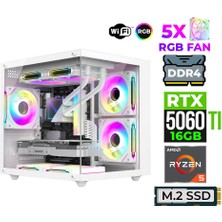 Xaser Astra X180 Ryzen 5 5600X 32GB Ram 1tb M.2 Nvme SSD 16GB RTX5060 Ti Oyuncu Tavsiye Sistem
