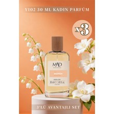 Mad Parfüm 3 Adet 30 ml Y102 Kadın Parfüm Seti