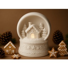 Antilop Işıklı Kar Küresi Kış Evi Tasarımı – Dekoratif LED Aydınlatma