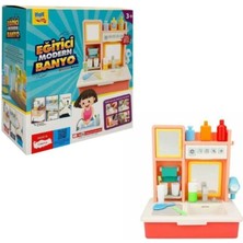 Kiddico Toys Eğitici Sesli ve Müzikli Modern Banyo Lavabo Pembe