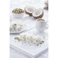 Loqo Hindistan Cevizi Kaplı Antep Fıstıklı Çifte Kavrulmuş Lokum