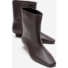 Luvi Nacho Kahverengi Cilt Hakiki Deri Kadın Bot