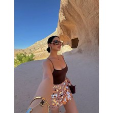 Cemo Büyük Payet Detaylı Mini Etek