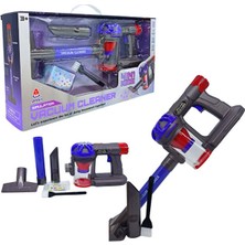 Yıldız Dükkan Oyuncak 35 cm Mini Şarjlı Dikey Süpürge Oyun Seti Evcilik Temizlik