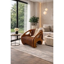 Evode Design Parametrik Evode Strada - Marin Kayın Bahçe & Salon Koltuğu