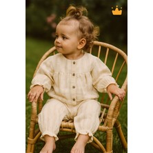 Baby Hola 0-2 Yaş %100 Pamuk Gold Ip Geçişli Pullu Bomber Kesim Üst Alt Kız Bebek Çocuk 2'li Takım 2003