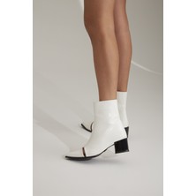 Ayakkabı Prensi Electra Beyaz Rugan