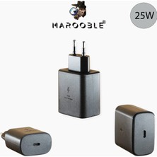 MAROOBLE Ekonomik Şarj Aleti 25W Usb-C Hızlı Şarj Adaptörü – Tüm Telefon Serileri ile Uyumlu