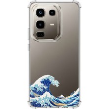 TechTree Infinix Note 50 Pro Uyumlu Kanagawa Oki Nami Ura Dalgası Tasarımlı Baskılı Silikon Kılıf