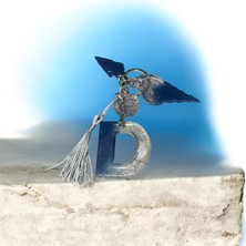 Epoksi D Harfi Anahtarlık