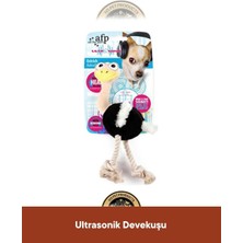 AFP Ultrasonik Devekuşu Peluş Köpek Oyuncağı 28X18,5X9 cm