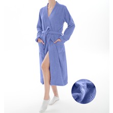 Asn Concept Kadın Mavi Bornoz (Büyük Beden Seçeneğiyle)