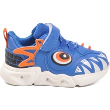 Cool Saks Cırtlı Işıklı Hafif Erkek Bebek Spor Ayakkabı Stego B